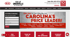 Desktop Screenshot of kiaofgreenville.com